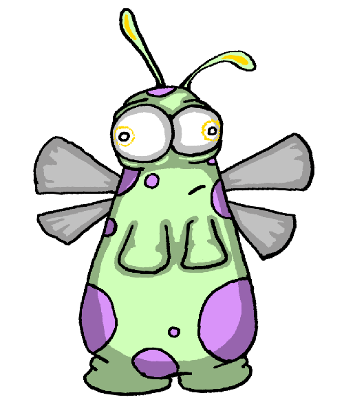 A buggo in the light, soaking blithely.