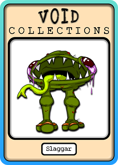 A picture of the Slaggar card with its standard border.