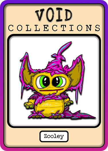 A picture of the Zooley card with its standard border.